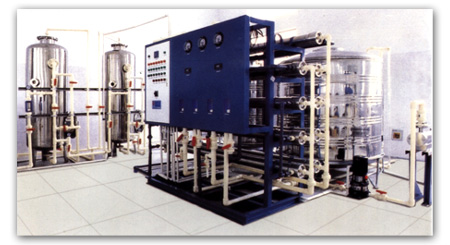 工業(yè)用超純水、純水工藝方案示意